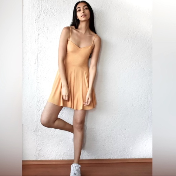 Talula Aritzia Lipinski Skater Dress in Light Pink - Picture 5 of 16